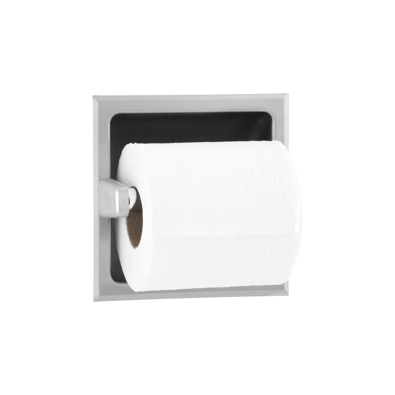 Bobrick B-6677 Toilet Tissue Dispenser with Mounting Clamp, Satin Finish — alternate view 2