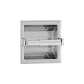 Bobrick B-667 Toilet Tissue Dispenser with Mounting Clamp, Bright-Polished Stainless Steel Finish — product view