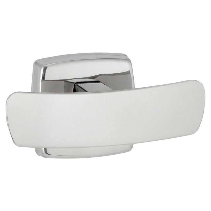 Bobrick B-7672 Double Robe Hook, Bright-Polished Stainless Steel Finish — product view