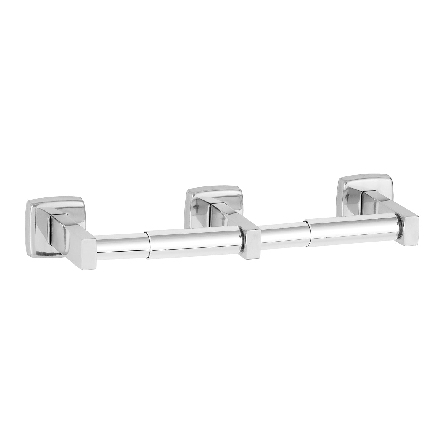 Bobrick B-7686 Toilet Tissue Dispenser – Two Rolls, Bright-Polished Stainless Steel Finish — product view