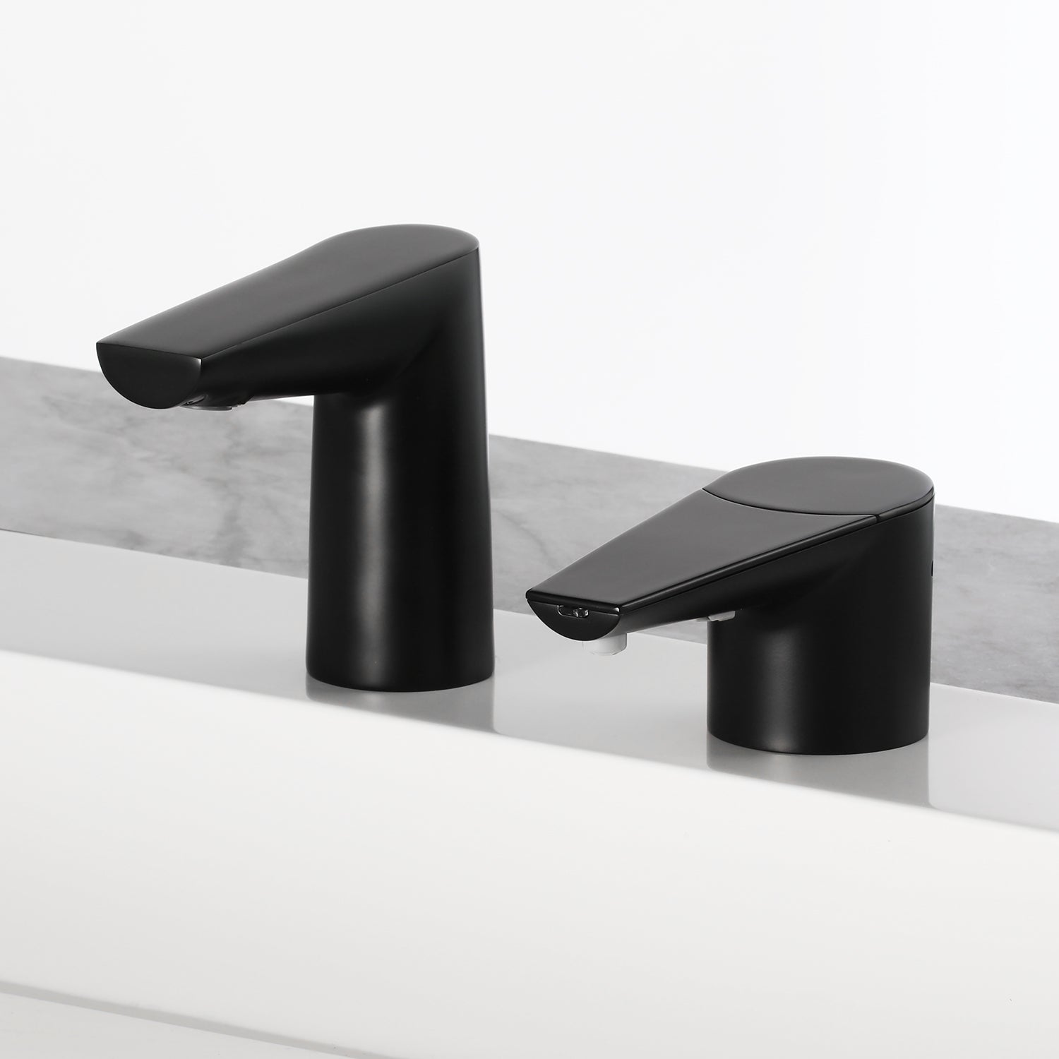 Bobrick B-8892 NEW: Designer Series Automatic Faucet, Matte Black — alternate view 2