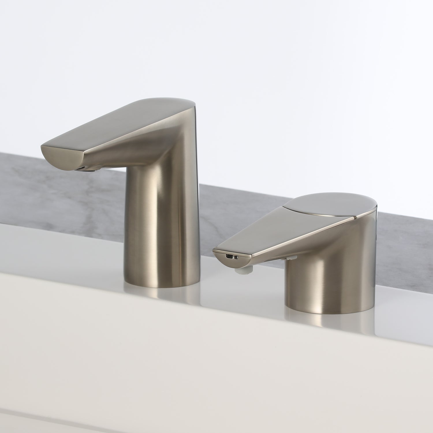 Bobrick B-865 NEW: Designer Series Automatic Top Fill Foam Soap Dispenser, Brushed Nickel — alternate view 4
