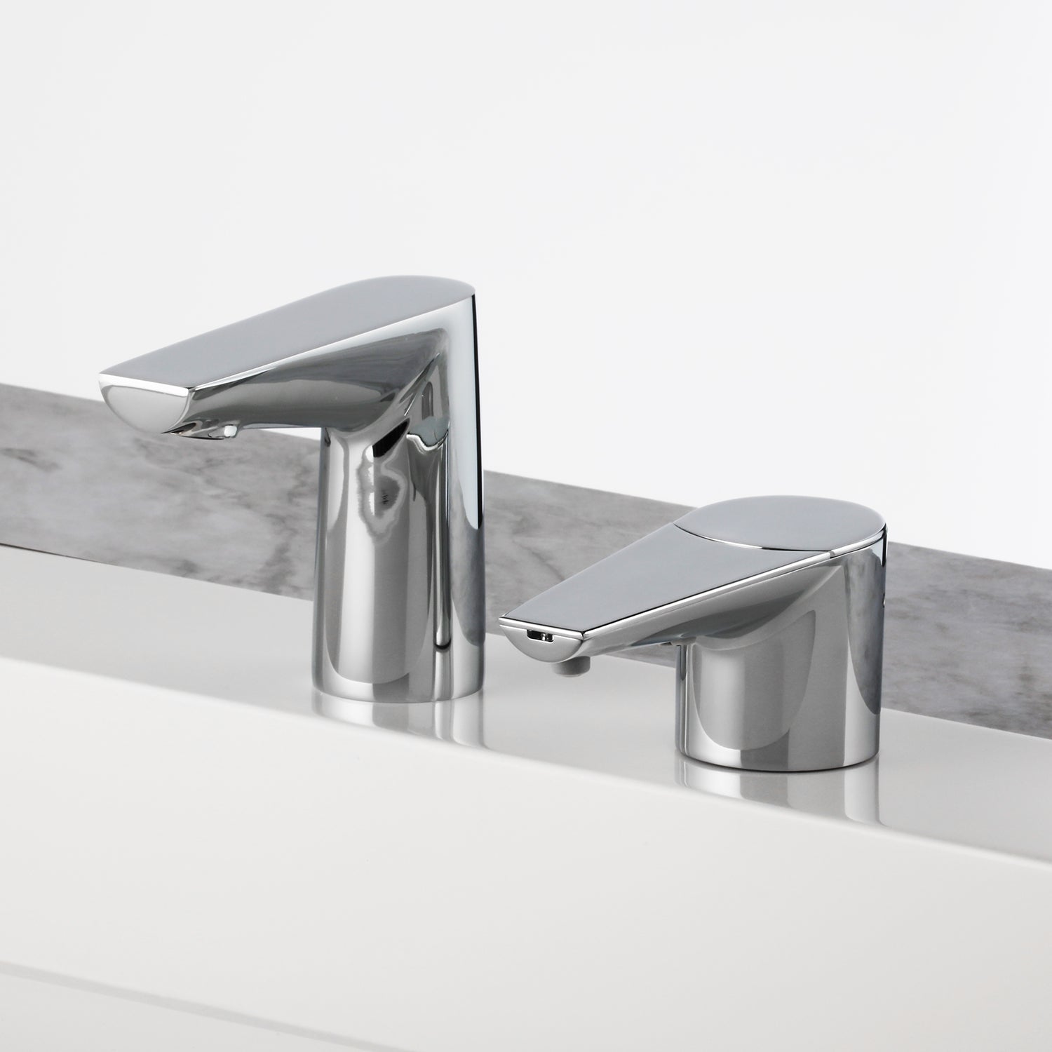 Bobrick B-8898 NEW: Designer Series Automatic Faucet, Polished Chrome — alternate view 2