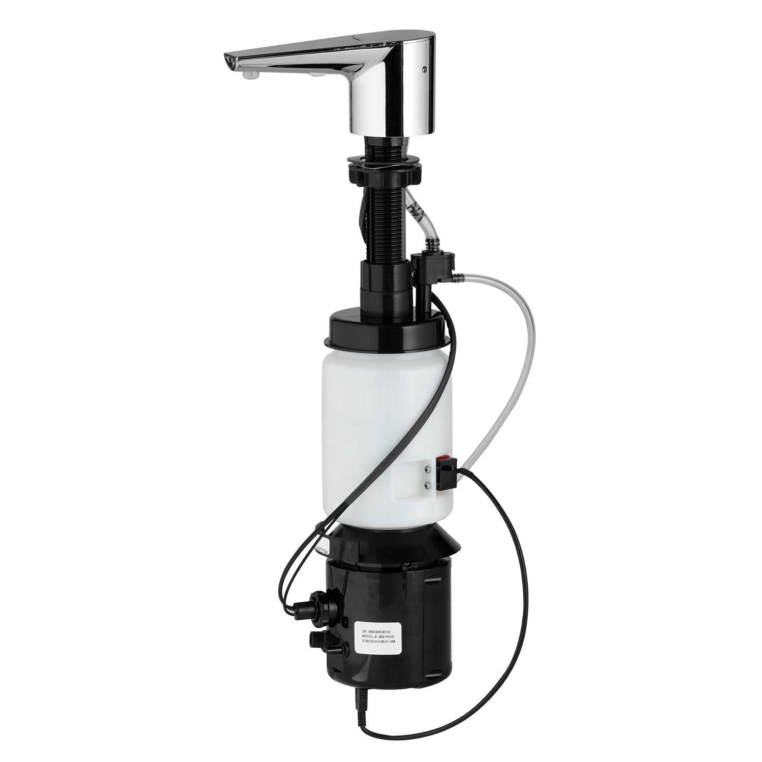 Bobrick B-868 NEW: Designer Series Automatic Top Fill Foam Soap Dispenser, Polished Chrome — alternate view 5