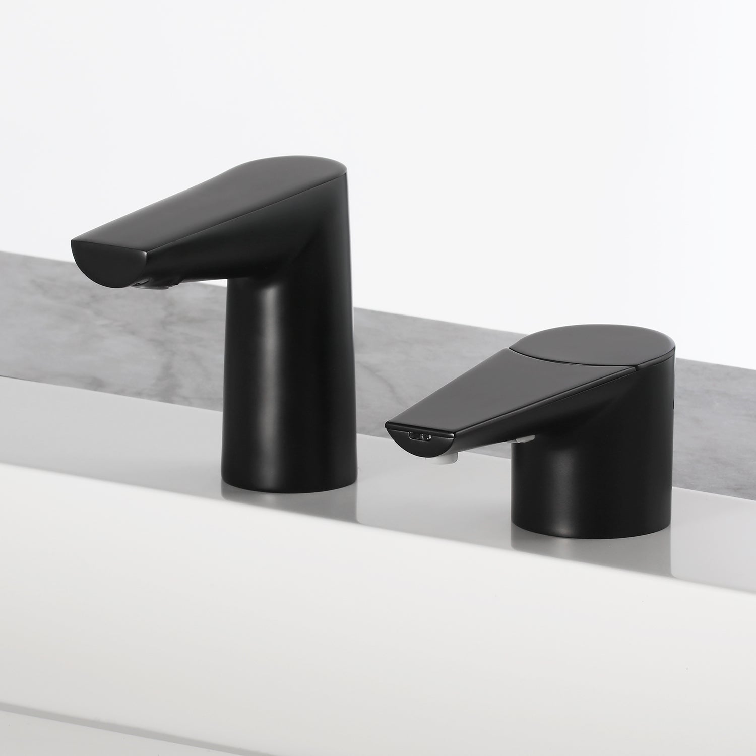 Bobrick B-872 NEW: Designer Series Automatic Top Fill Liquid Soap Dispenser, Matte Black — alternate view 4