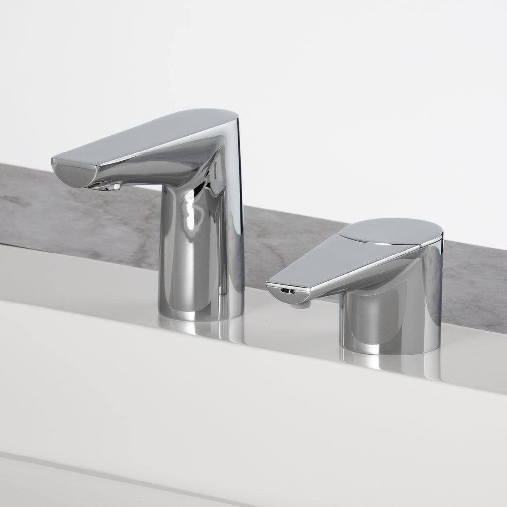 Bobrick B-878 NEW: Designer Series Automatic Top Fill Liquid Soap Dispenser, Polished Chrome — alternate view 4