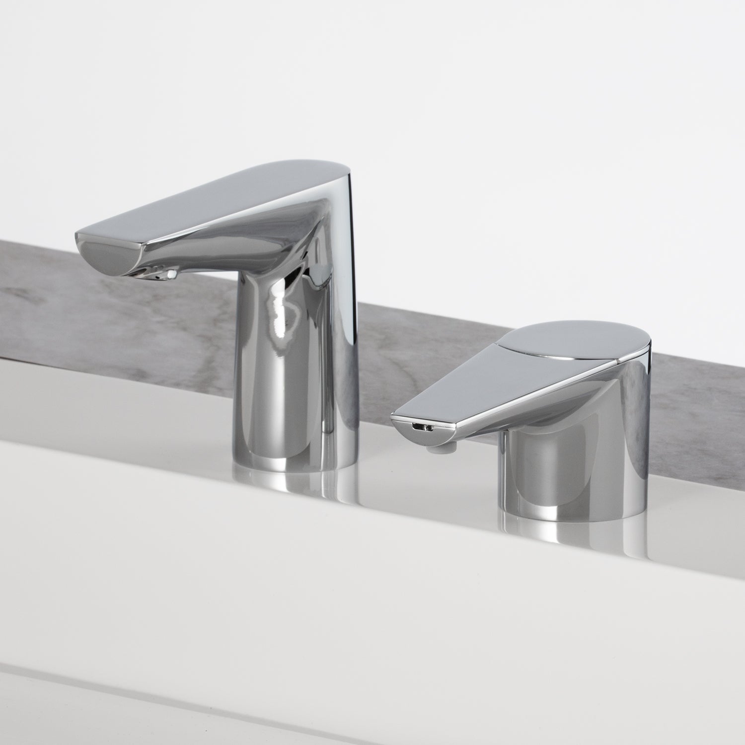 Bobrick B-878 NEW: Designer Series Automatic Top Fill Liquid Soap Dispenser, Polished Chrome — alternate view 4