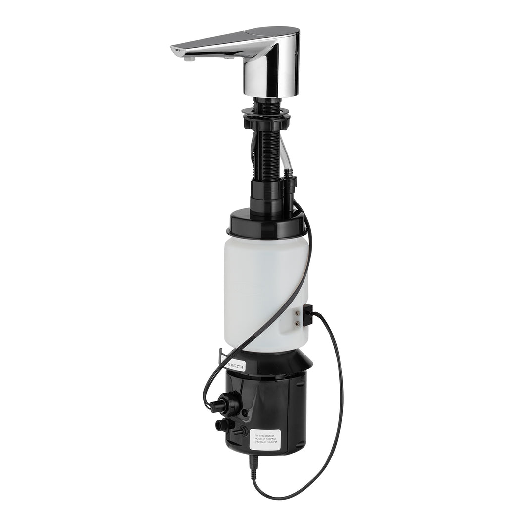 Bobrick B-878 NEW: Designer Series Automatic Top Fill Liquid Soap Dispenser, Polished Chrome — alternate view 5