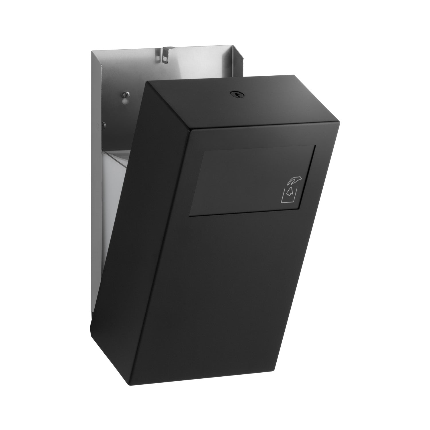 Bobrick B-9254.MBLK FINO Surface-Mounted Sanitary Disposal — alternate view 2