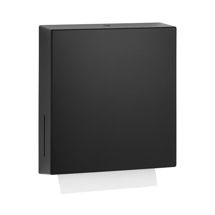 Bobrick B-9262.MBLK FINO Surface-Mounted Paper Towel Dispenser, Matte Black — product view