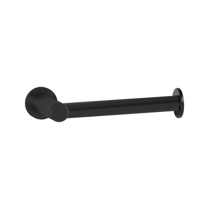 Bobrick B-9543.MBLK FINO Surface-Mounted Single Toilet Roll Holder, Matte Black — product view