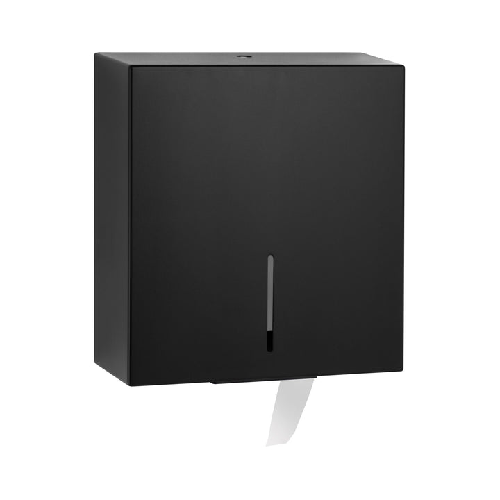 Bobrick B-9890.MBLK FINO Jumbo-Toilet Roll Holder, Matte Black — product view