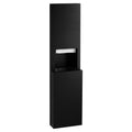 Bobrick B-9944.MBLK FINO Semi-Recessed Paper Towel Dispenser & Waste 8.5 gal — product view