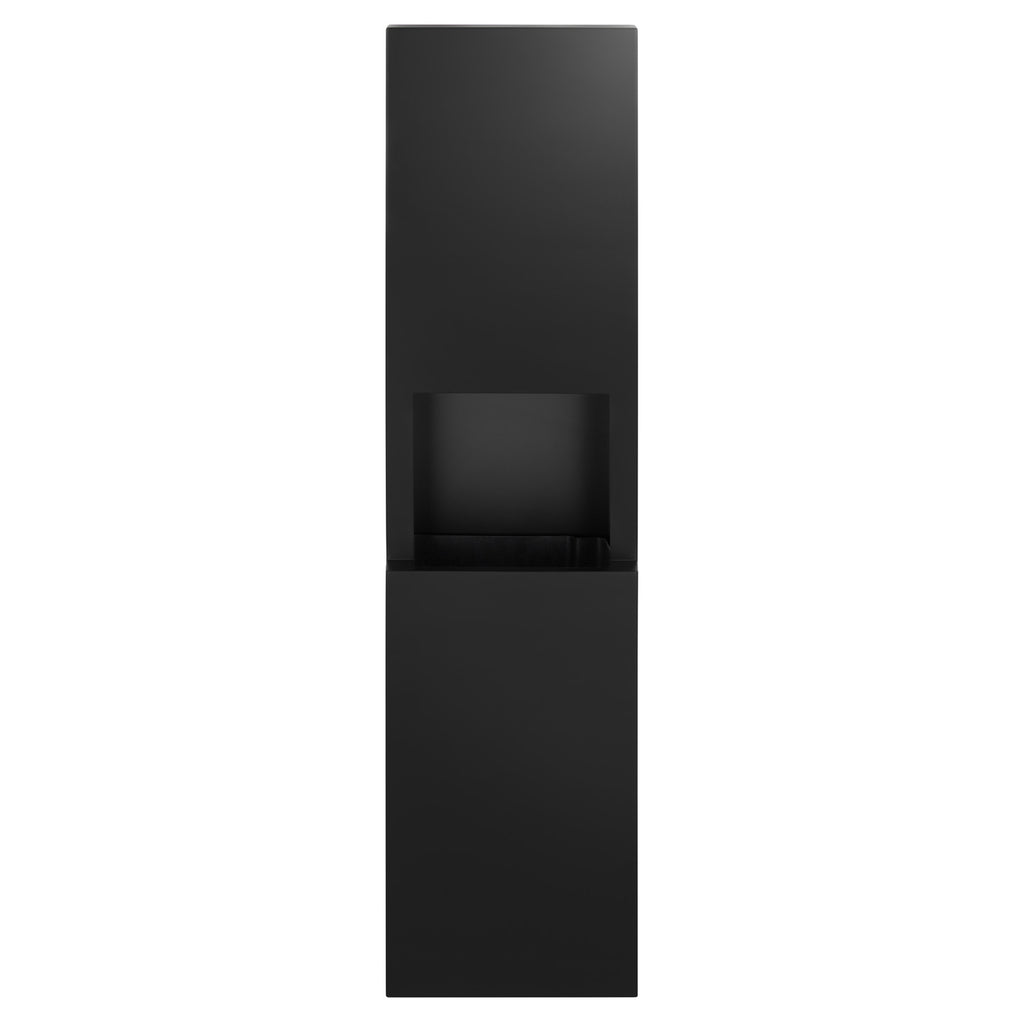 Bobrick B-9944.MBLK FINO Semi-Recessed Paper Towel Dispenser & Waste 8.5 gal — alternate view 5