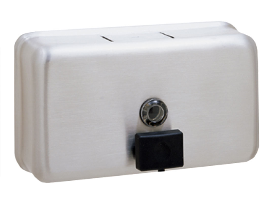 GAMCO G-58AP Surface-Mounted Horizontal Tank-Type Soap Dispenser, All-Purpose Valve, 40-fl. oz. — product view