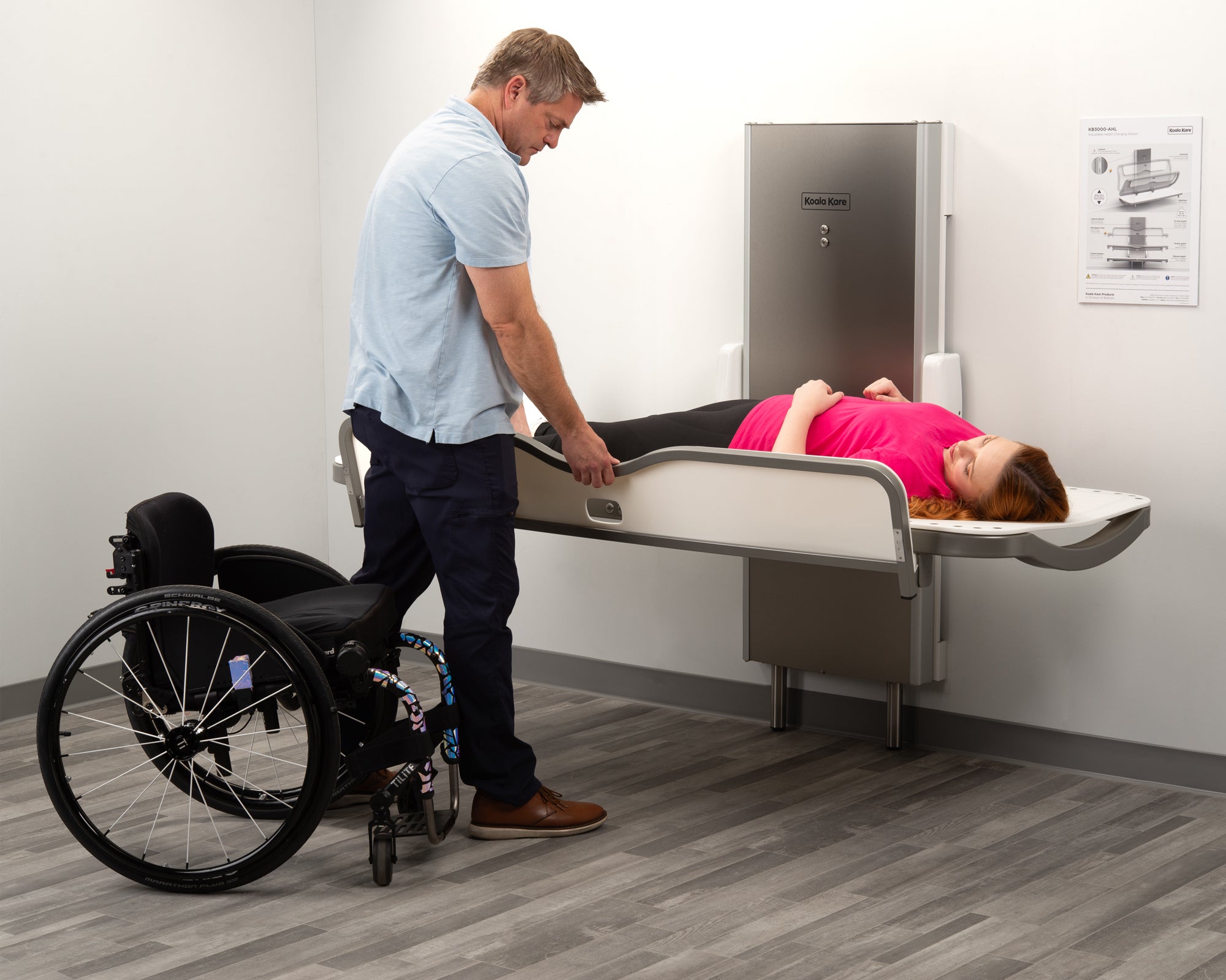 KB3000-AHL Adult Changing Station — alternate view 11