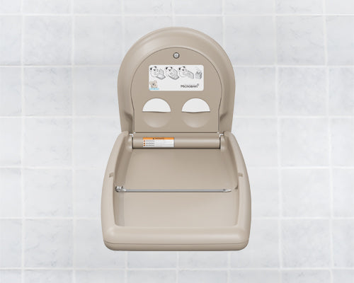 KB301 Baby Changing Station Station, Vertical BEIGE — alternate view 2