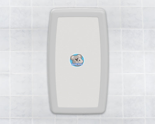 KB301 Baby Changing Station, Vertical, White Granite — product view