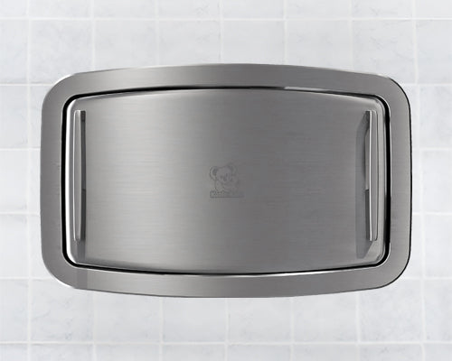KB310 Horizontal Recessed Stainess Steel Baby Changing Station — product view