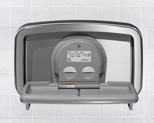 KB310 Horizontal Wall-Mounted Stainess Steel Baby Changing Station