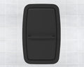 KB311 Vertical Recessed Stainess Steel Baby Changing Station Matte Black — product view