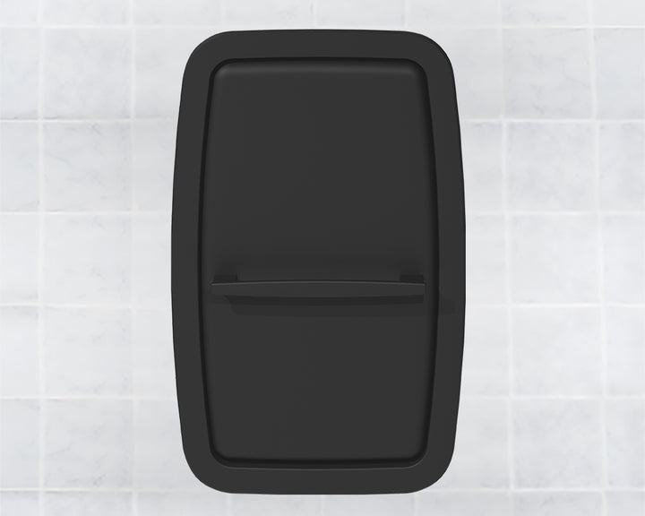 KB311 Vertical Recessed Stainess Steel Baby Changing Station Matte Black — product view