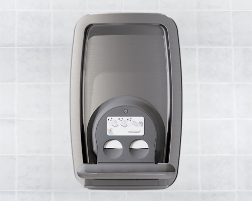 KB311 Vertical Recessed Stainess Steel Baby Changing Station — alternate view 2
