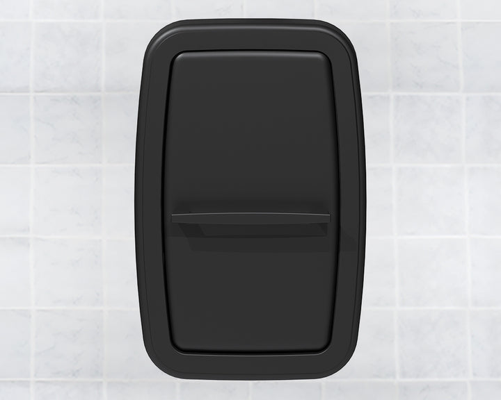 KB311 Baby Changing Station, Stainless Steel, Vertical, Matte Black — product view