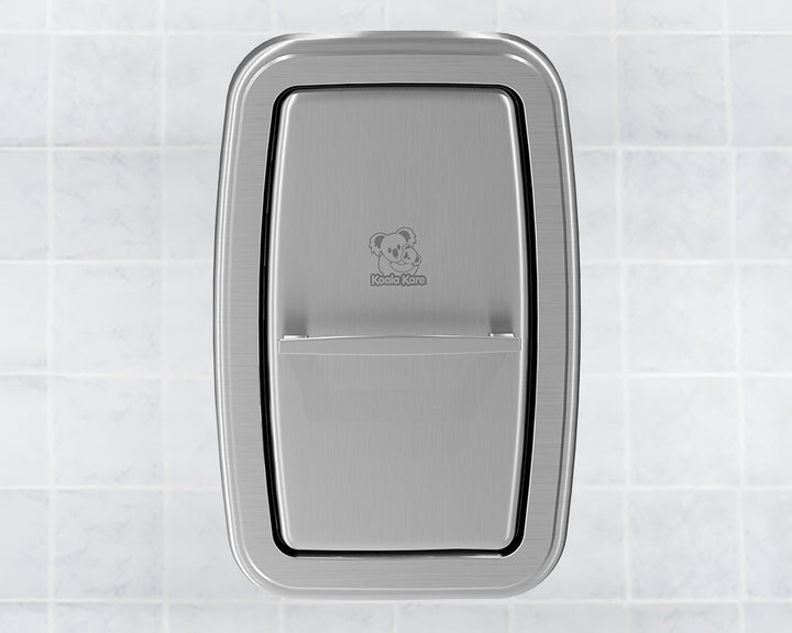 KB311 Vertical Wall-Mounted Stainess Steel Baby Changing Station — product view