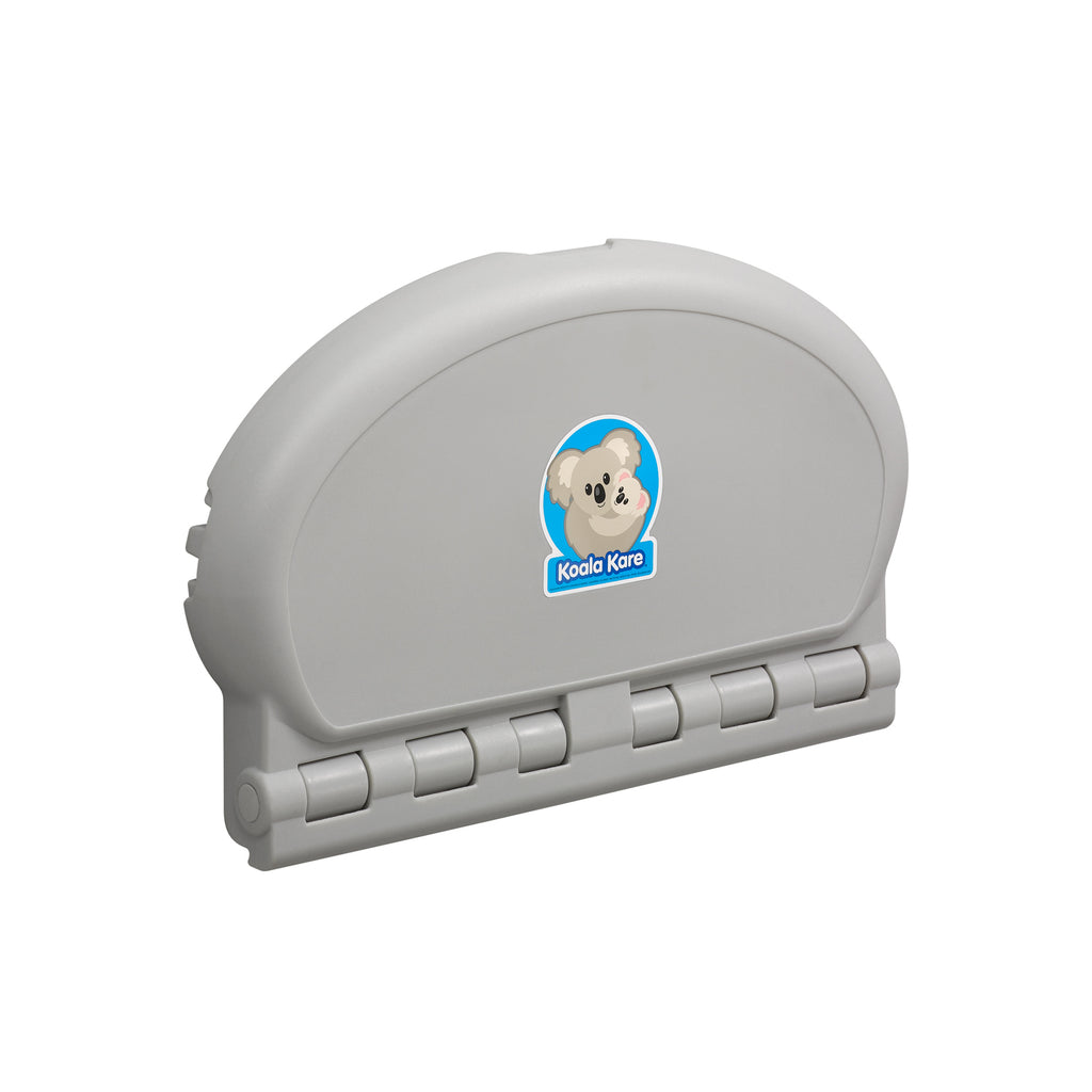 KB208 Oval Baby Changing Station - Gray — alternate view 3
