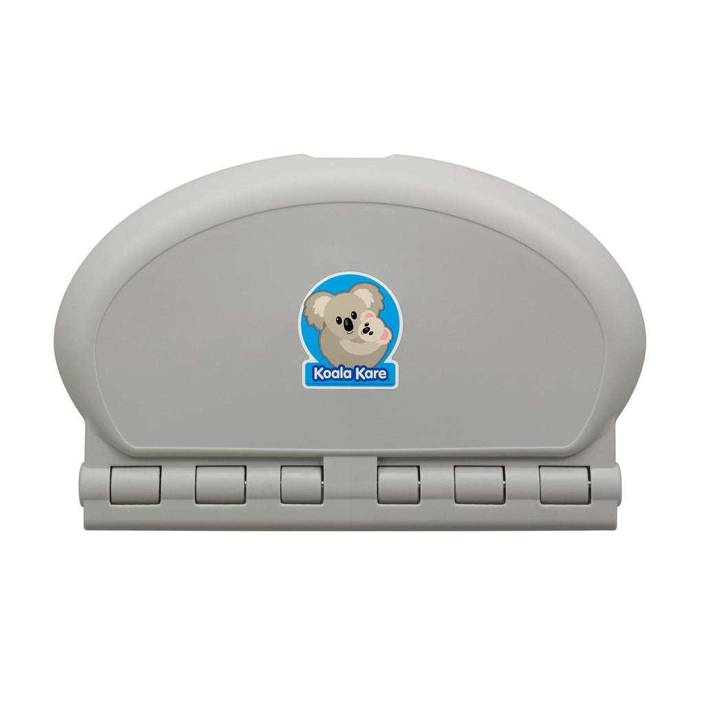KB208 Oval Baby Changing Station - Gray — product view