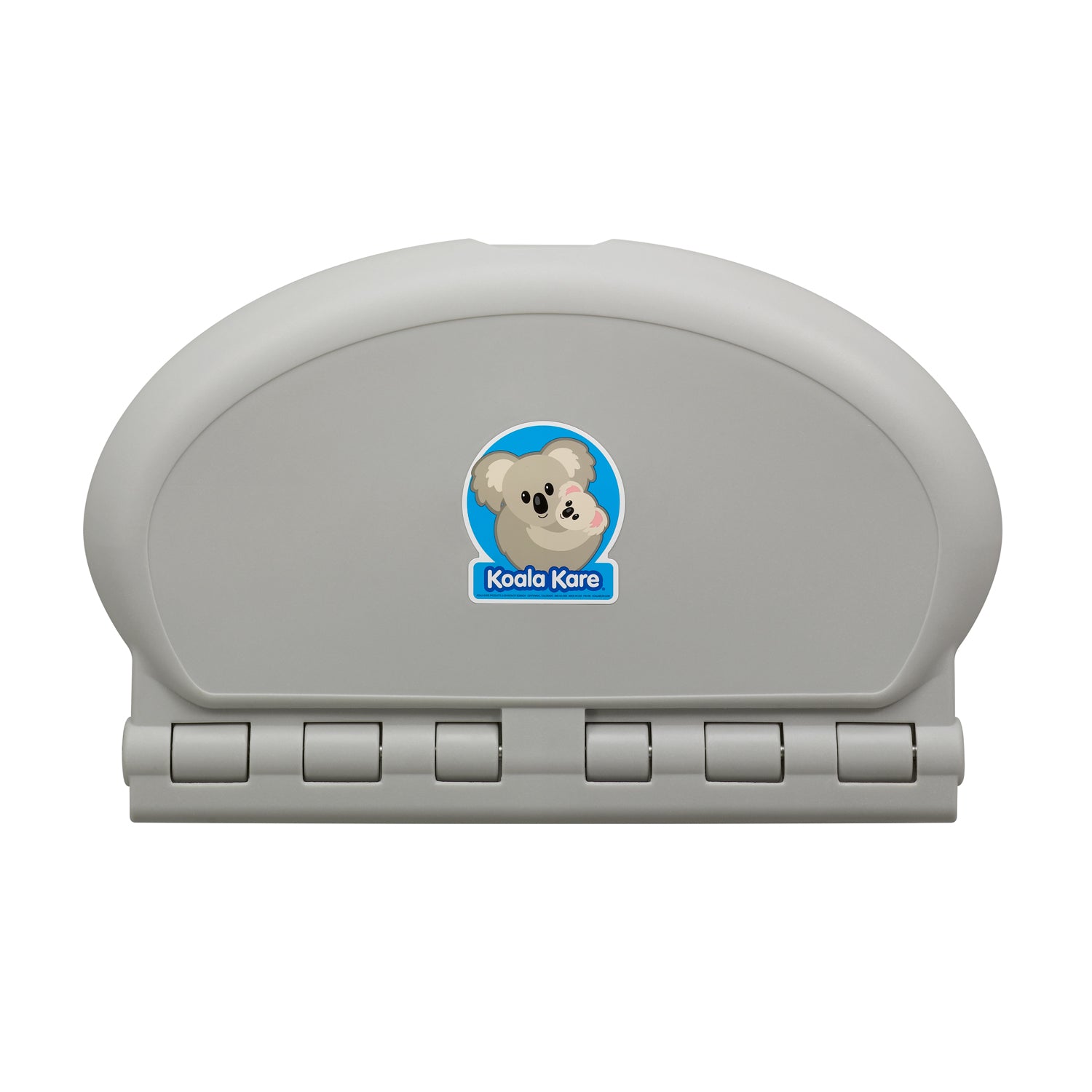 KB208 Oval Baby Changing Station - Gray — product view