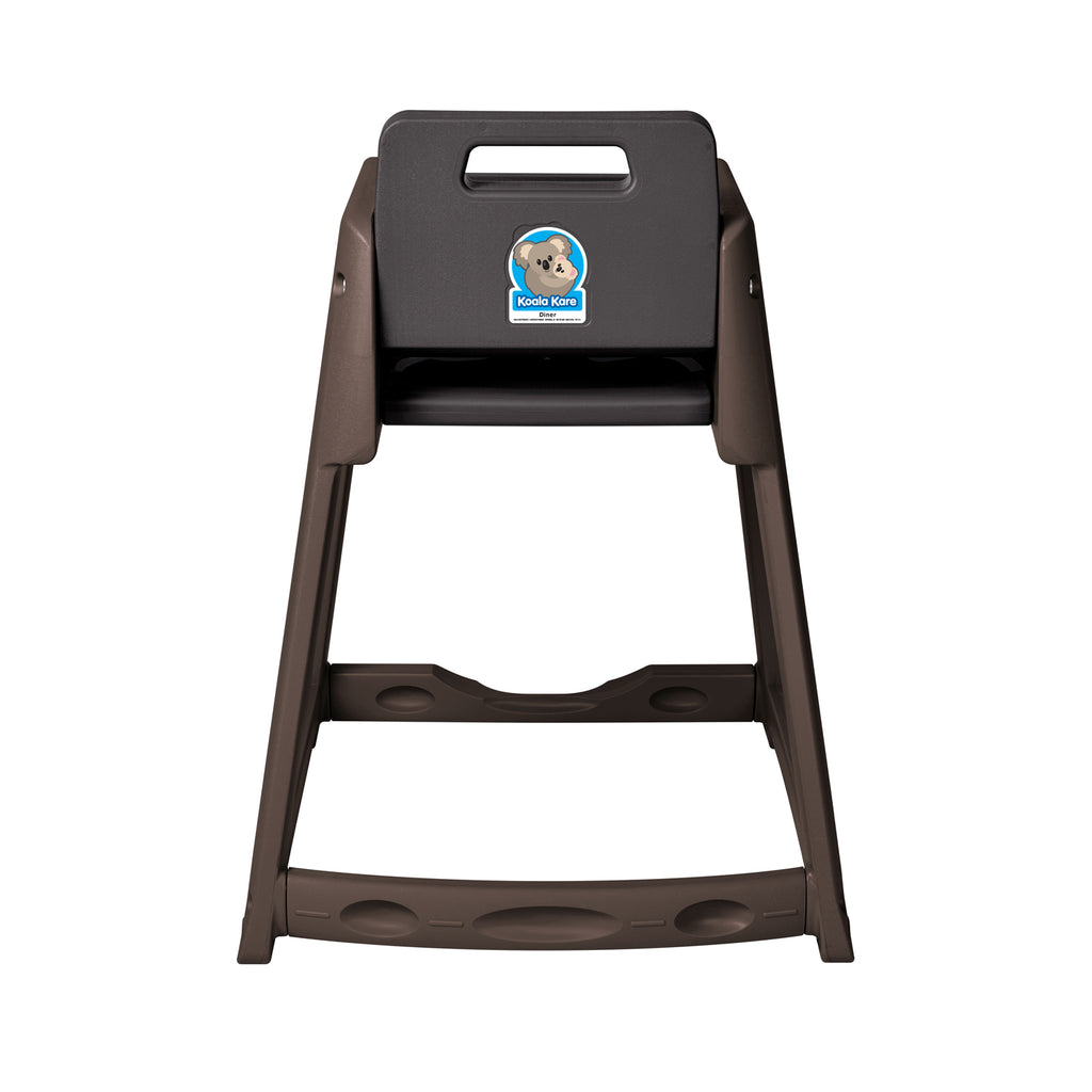 KB950 Diner High Chair Unassembled - Brown — alternate view 2