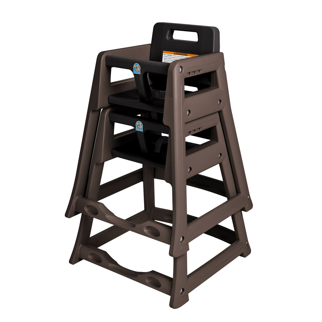 KB950 Diner High Chair Unassembled - Brown