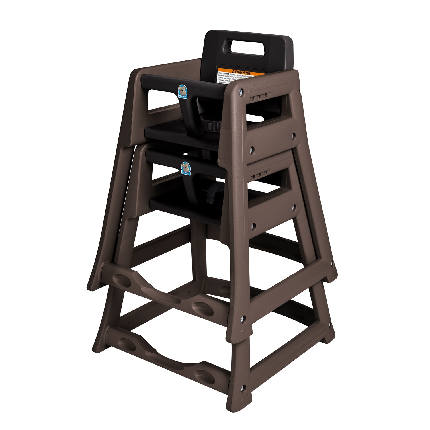 KB950 Diner High Chair Unassembled - Brown