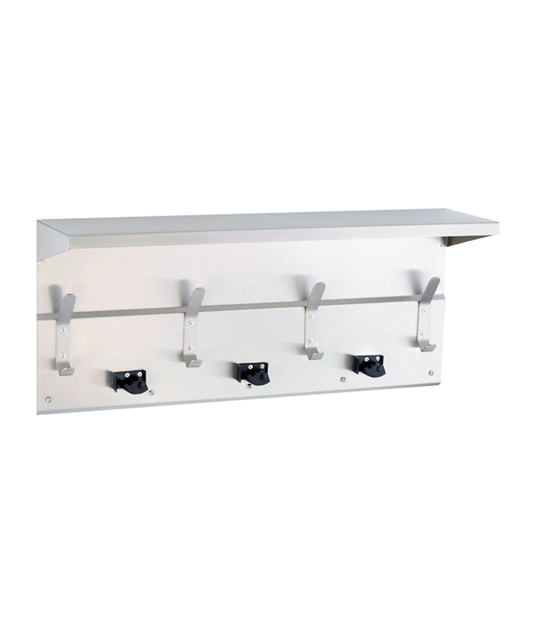 GAMCO US-5 Utility Shelf - 34", 3 Holders, 4 Hooks — product view