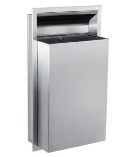 GAMCO WR-6 Recessed Waste Receptacle, 12-gal. — product view