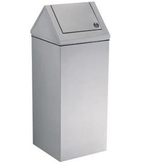 GAMCO WR-11 Floor-Standing Swing-Top Waste Receptacle, 13 gal. — product view