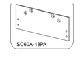 Falcon SC60A-18PA finish-neutral manufacturer technical illustration; ordered product SC60A-18PA AL