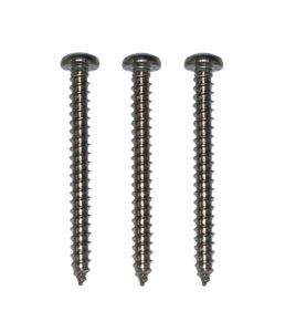 Bobrick B-252-30 Mounting Kit – 3 Round-Head Sheet-Metal Screws – 1 Req. for Each Flange — manufacturer product image