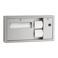 Bobrick B-30929 Surface-Mounted Toilet Tissue, Seat-Cover Dispenser and Waste Disposal, Right Side — manufacturer product image