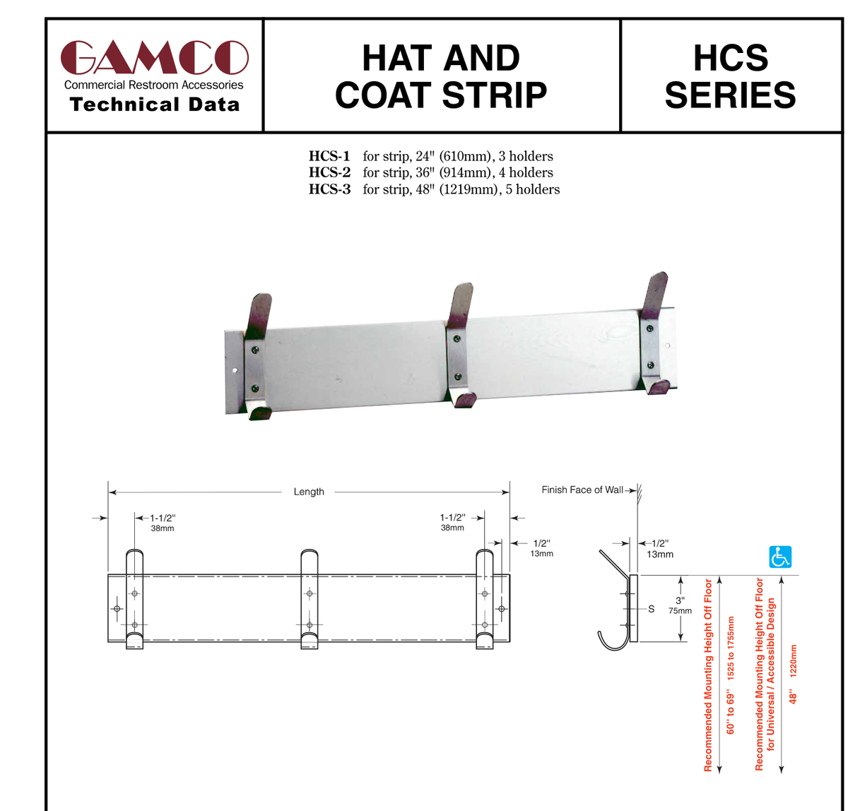 GAMCO HCS-3 manufacturer visual evidence