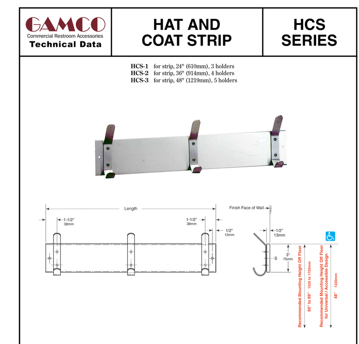GAMCO HCS-3 manufacturer visual evidence