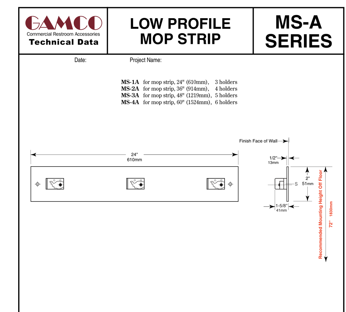 GAMCO MS-1A manufacturer visual evidence