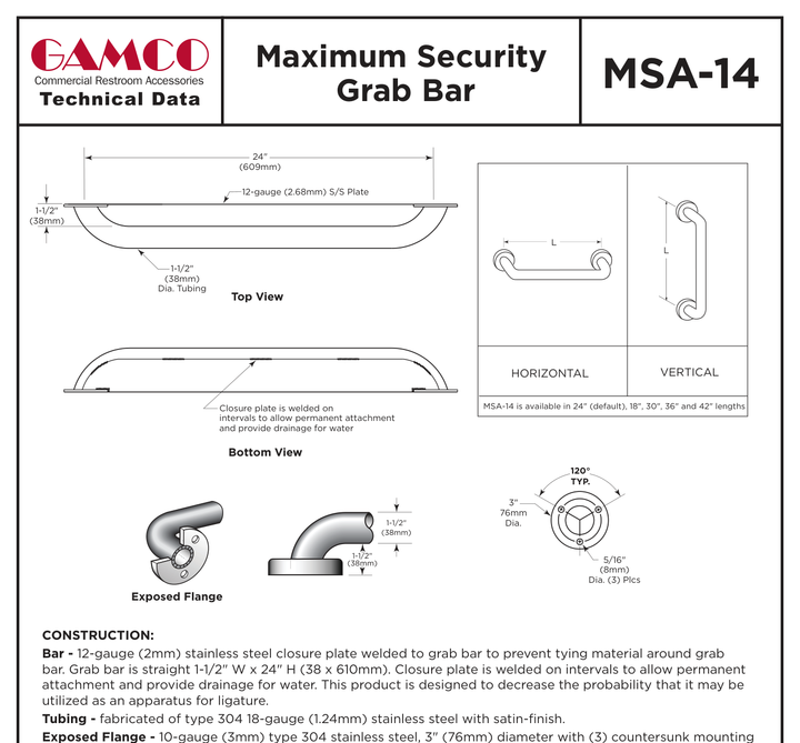 GAMCO manufacturer family visual evidence; exact configuration is identified by MPN