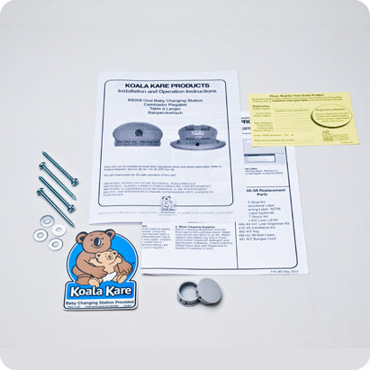 Koala 397-01-KIT grey/sandstone installation kit for KB208